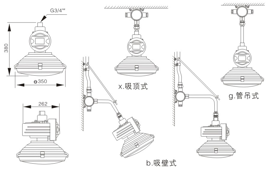 免维护节能防爆灯