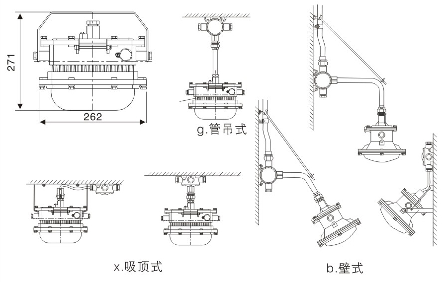 免维护节能防水防尘防腐灯